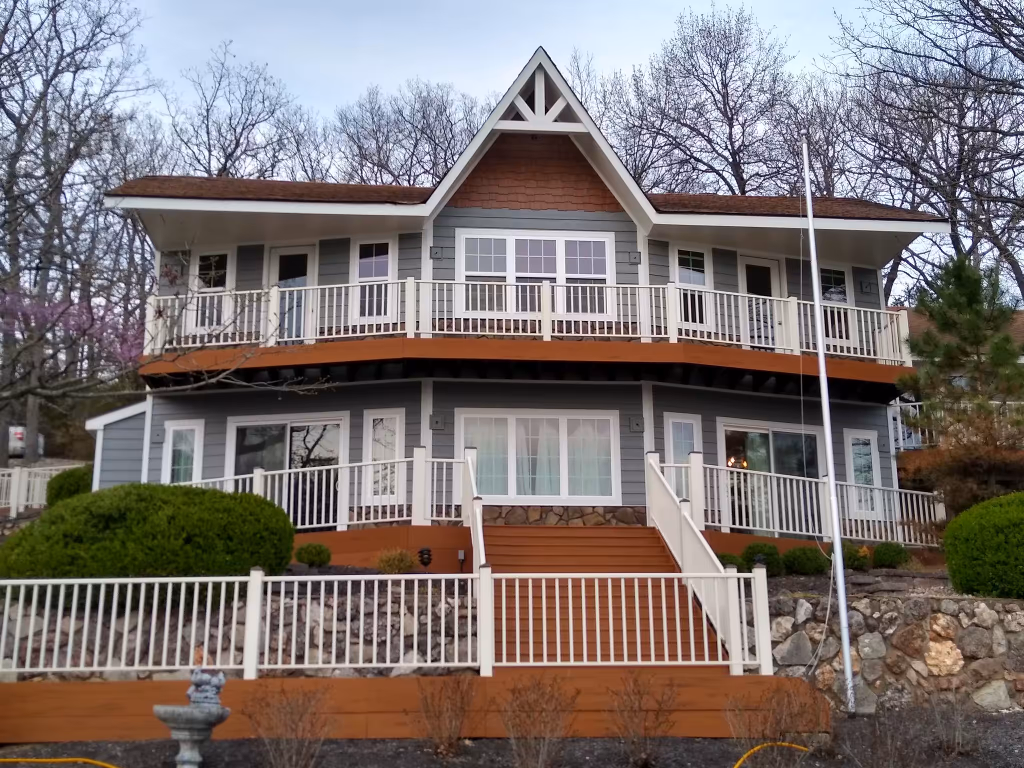 Completed exterior home renovation
