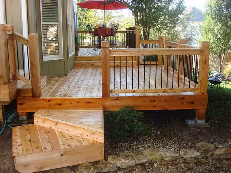 Custom deck building project