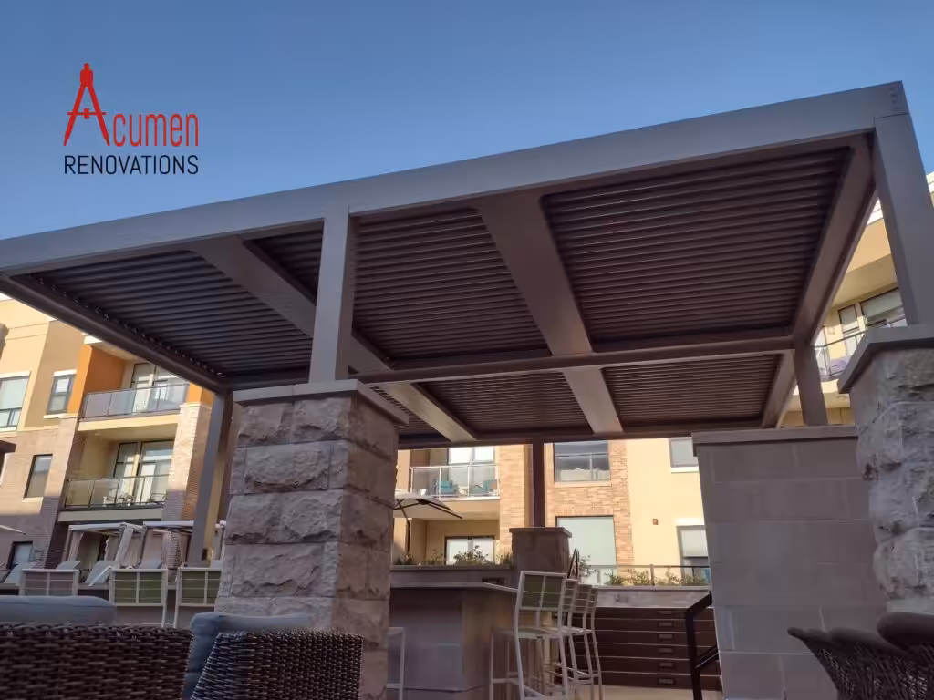 Pergola project by Acumen Renovations in Kansas City
